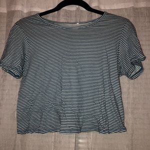 Striped crop top